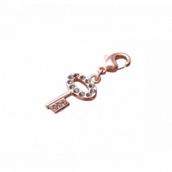 PENDENTIF FANTAISIE, FINITION OR ROSE