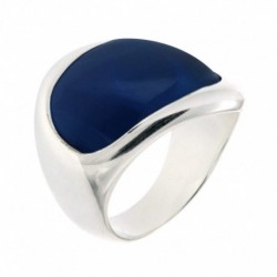 BAGUE NUGGET BLEU NUIT . 56
