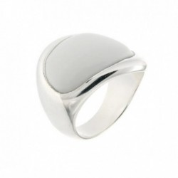 BAGUE NUGGET BLANC