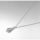 COLLIER CHAINE+PEND CZ SERTIS