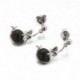 BO ARGENT 925 SIRENE PERLE ONYX