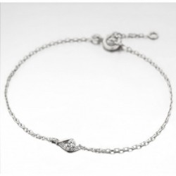BRACELET ARGENT 925 18CM OEIL CZ