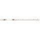 18 cm - 4,1 mm - identité gourmette ultra plate - identité argent
