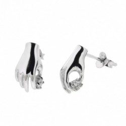 BO ARGENT 925 MAIN CZ