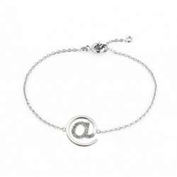BRACELET 18 CM ARGENT 925 @ CZ