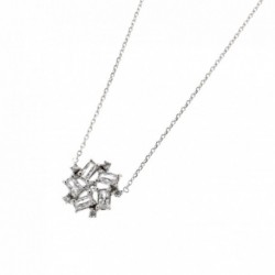 Collier 42cm Argent 925 Flocon OZ