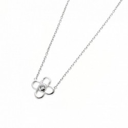 Collier 42cm Argent 925 Marguerite OZ