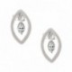 BO Argent 925 Ovale Pampille OZ