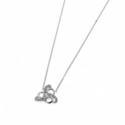 COLLIER 42CM ARGENT 925 FANTAISIE OZ
