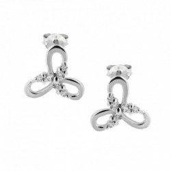 BO PUCE ARGENT 925 FLEUR OZ
