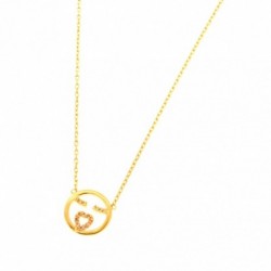Collier 42cm Plaqu