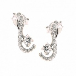 Boucles D'Oreilles Argent Rhodi