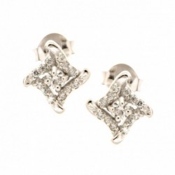 Boucles D'Oreilles Argent Rhodi