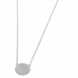 COLLIER 42CM ARGT FANTAISIE