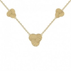 COLLIER 42CM PL OR FANTAISIE