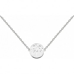 COLLIER 42CM ARGT MEDAILLE LA MERE ET L ENFANT