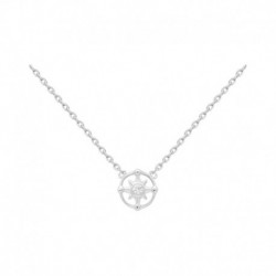 COLLIER 42 CM ARGT OZ