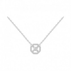 COLLIER 42 CM ARGT OZ