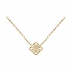 COLLIER 42CM POR CROIX OZ