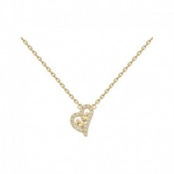 COLLIER 42CM POR COEURS OZ
