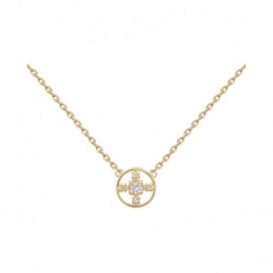 COLLIER 42CM POR CROIX OZ
