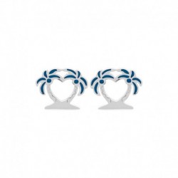 BO ARGT COEUR PALMIER EMAIL BLEU