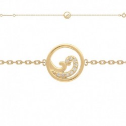 BRACELET 18CM POR CERCLE VAGUE OZ