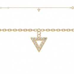 BRACELET 18CM POR PAMPILLE TRIANGLE OZ
