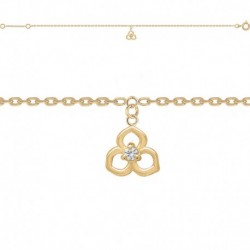 BRACELET 18CM POR PAMPILLE TREFLE OZ
