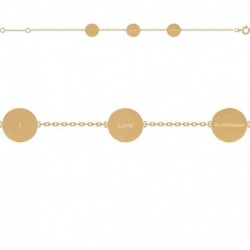 BRACELET 18CM I LOVE GUADELOUPE