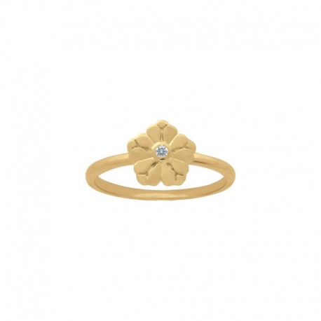 BAGUE P.OR FLEUR OZ