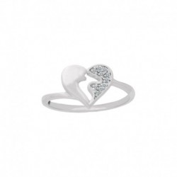 BAGUE AGT COEUR TOI&MOI OZ