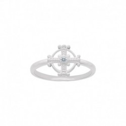 BAGUE AGT CROIX EMAIL OZ