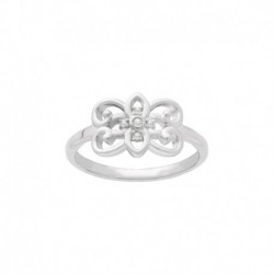 BAGUE AGT FLEUR CZ