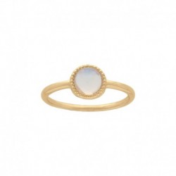 BAGUE plaqué or