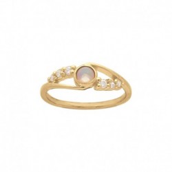 BAGUE plaqué or