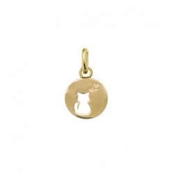 PEND P.OR MEDAILLE CHATON