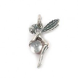 PENDENTIFS ARGT QUARTZ BLANC-FEE