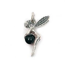 PENDENTIFS ARGT VIELLI FEE ONYX