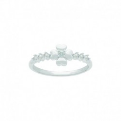 BAGUE AGT OZ ET TREFLE