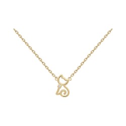 COLLIER 38CM POR CHATON OZ