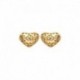 BOUCLE D OREILLE ACIER FINITION DOREE