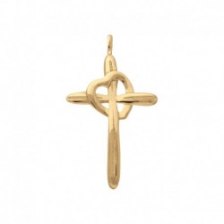 PENDENTIF ACIER FINITION DOREE