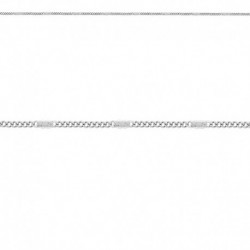 COLLIER 45CM M.GOURM FANTAISIE 1MM ACIER 