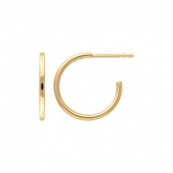 CREOLES 16MM FIL 1,4MM ACIER FINITION DOREE