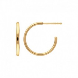 CREOLES 18MM FIL 1,4MM ACIER FINITION DOREE