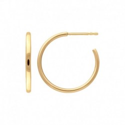 CREOLES 20MM FIL 1,4MM ACIER FINITION DOREE