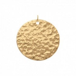PENDENTIF ACIER FINITION DOREE