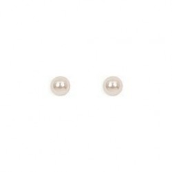 BO OP ARGENT PERLE .I. 4MM