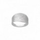 BAGUE ACIER STRIEE